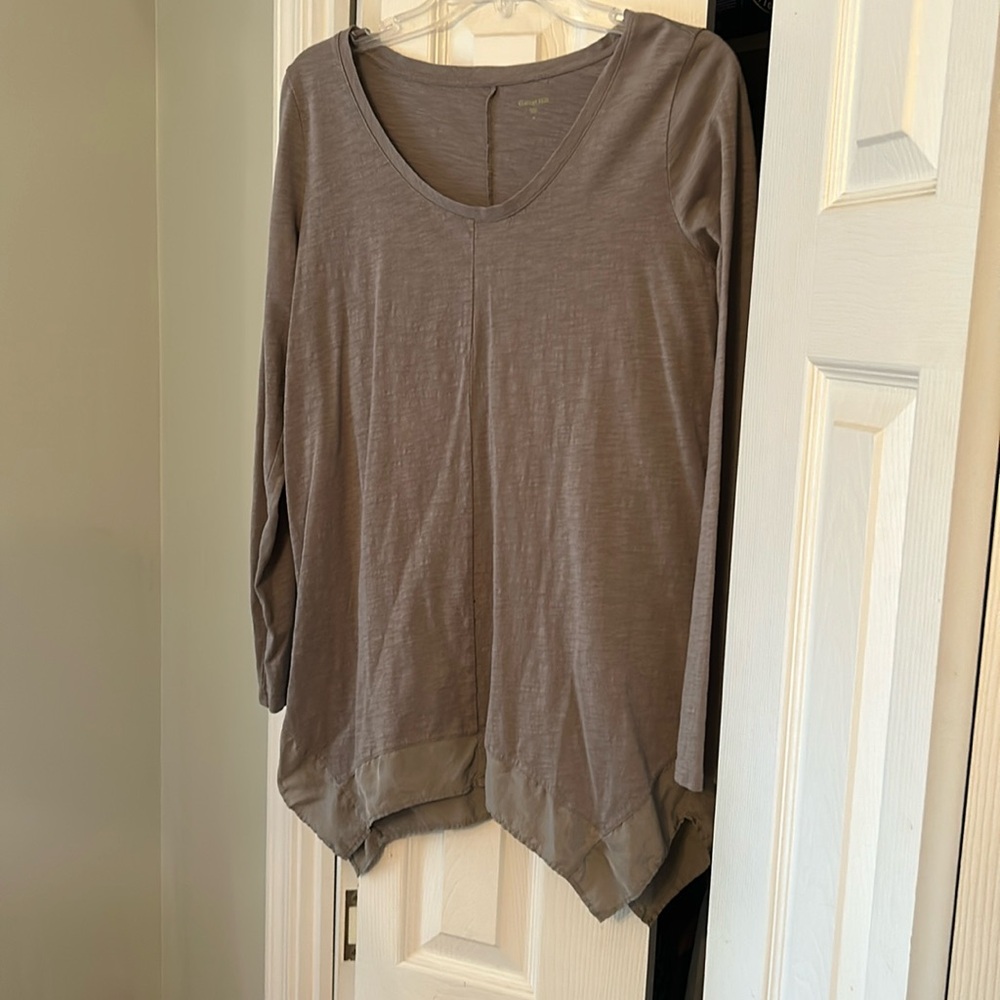 Mixed media tunic